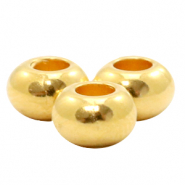 Perles en métal DQ 6mm Doré (sans nickel)