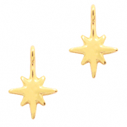 Breloques en m&eacute;tal DQ &eacute;toile galaxie Dor&eacute; (sans nickel)
