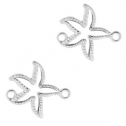 Breloques en m&eacute;tal DQ connecteur &eacute;toile de mer Argent&eacute; antique (sans nickel)