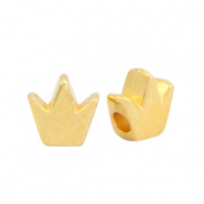 Perles en métal DQ couronne Doré (sans nickel)