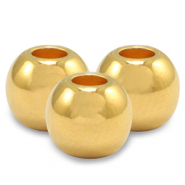 Perles en métal DQ 3mm Doré (sans nickel)