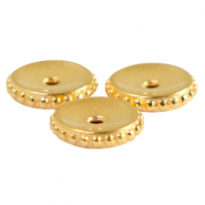 Perles en métal DQ disque 11mm Doré (sans nickel)