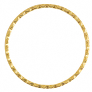 Appr&ecirc;ts en m&eacute;tal DQ anneau ferm&eacute; 45mm Dor&eacute; (sans nickel)