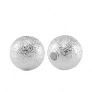Perlen en métal DQ 8mm Argenté antique (sans nickel)