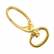 Appr&ecirc;ts en m&eacute;tal DQ porte-cl&eacute;s 41mm Dor&eacute; (sans nickel)