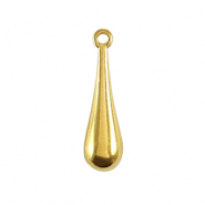 Breloques en m&eacute;tal DQ goutte Dor&eacute; (sans nickel)