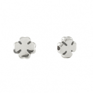 Perles en métal DQ Argenté antique (sans nickel)