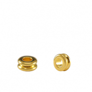 Perles en métal DQ tubes Doré (sans nickel)