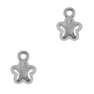 Breloques en m&eacute;tal DQ Argent&eacute; antique (sans nickel)