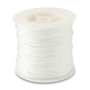 Cordon tendance 2mm Blanc