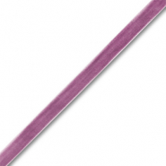 Ruban en velours Violet orchid&eacute;e fonc&eacute;
