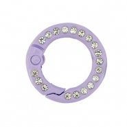 Appr&ecirc;ts color&eacute;s anneau porte-cl&eacute;s Violet