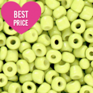 Perles de rocailles 6/0 (4mm) Jaune citron