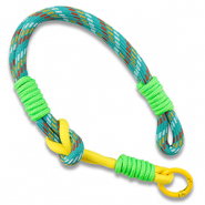 Cordon t&eacute;l&eacute;phonique tendance Turquoise-jaune-vert n&eacute;on-rouge