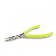 Beadsmith pince &agrave; bec pointu avec ressort Jaune n&eacute;on-argent&eacute;