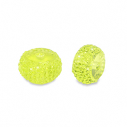 Perles en r&eacute;sine rondelles 8mm Vert clair