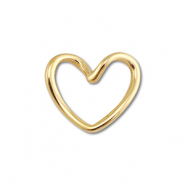 Appr&ecirc;ts en acier Inox connecteur coeur Dor&eacute;