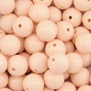 DQ Perles acryliques 18 mm P&ecirc;che nude