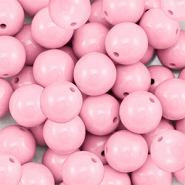 DQ Perles acryliques 14 mm Rose clair