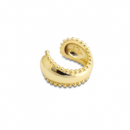 Boucles d'oreilles en acier inox ear cuff Dor&eacute;