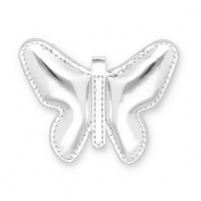 Pendentifs accroche-regard papillon Argent&eacute;