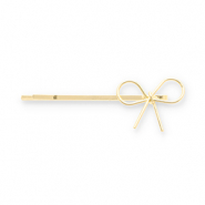 Accessoires pour cheveux epingle &agrave; cheveux n&oelig;ud Dor&eacute;