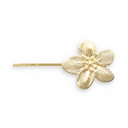 Accessoires pour cheveux epingle &agrave; cheveux fleur Dor&eacute;