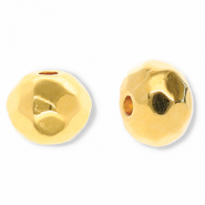 Perles en m&eacute;tal DQ facett&eacute;e Dor&eacute; (sans nickel)