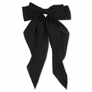 Accessoires pour cheveux barrette avec n&oelig;ud Noir