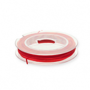 Fil &eacute;lastique 0.8mm Rouge