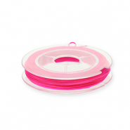 Fil &eacute;lastique 0.8mm Rose fuchsia