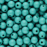 Perles acryliques 6 mm brillant Vert p&eacute;trole