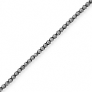 Perles &agrave; facettes Gris