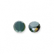 Perles &agrave; facettes Vert fonce-AB coating