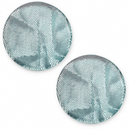 Cabochon plat 12mm Polaris Elements Las Vegas Vert p&eacute;trole