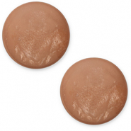 Cabochon classique 12mm Polaris Elements Jais Marron