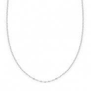 BY31&reg; Colliers en acier Inox cha&icirc;ne maille Argent&eacute;