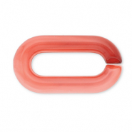 Cha&icirc;ne en acrylique 20 mm maillons s&eacute;par&eacute;s Rouge corail