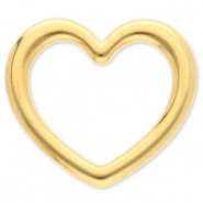 Appr&ecirc;ts en acier Inox connecteur coeur Dor&eacute;