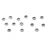 Perles en acier inox 2.5 mm Argent&eacute;