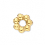 Perles en acier Inox spacer anneau Bali 3 mm Dor&eacute;