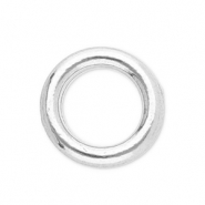 Appr&ecirc;ts en acier inox anneau ferm&eacute; 5 mm Argent&eacute;