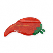 Accessoires pour cheveux pince &agrave; cheveux piment Rouge nacr&eacute;-vert nac&eacute;-dor&eacute;