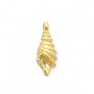 Breloques en m&eacute;tal DQ&reg; coquillage Dor&eacute; (sans nickel)