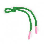 Porte-cl&eacute;s paracorde Vert-rose