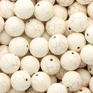 Perles en c&eacute;ramique 16&nbsp;mm Blanc