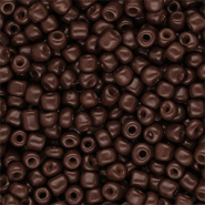 Perles de rocailles 6/0 (4 mm) Marron fonc&eacute;