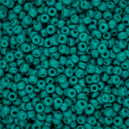 Perles de rocailles 8/0 (3 mm) Vert sarcelle