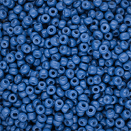 Perles de rocailles 8/0 (3 mm) Bleu