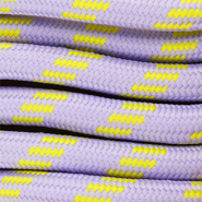 Paracorde tendance 10 mm Violet lavande-jaune